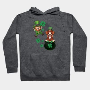 St Patricks Day Pot of Gold Dog Lover Hoodie